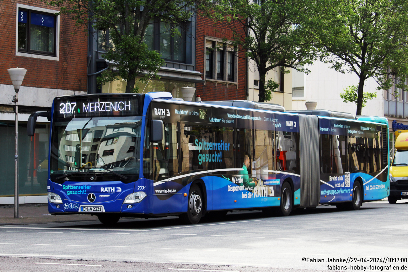Düren, Mercedes-Benz Citaro C2 G # 2331