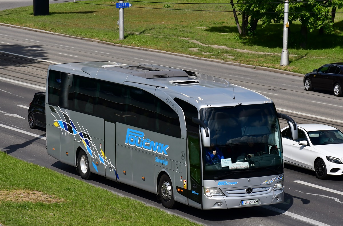 Ljubljana, Mercedes-Benz Travego II 15RHD # LJ 55-CCM