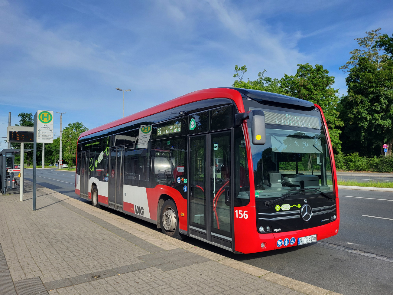 Nuremberg, Mercedes-Benz eCitaro # 156