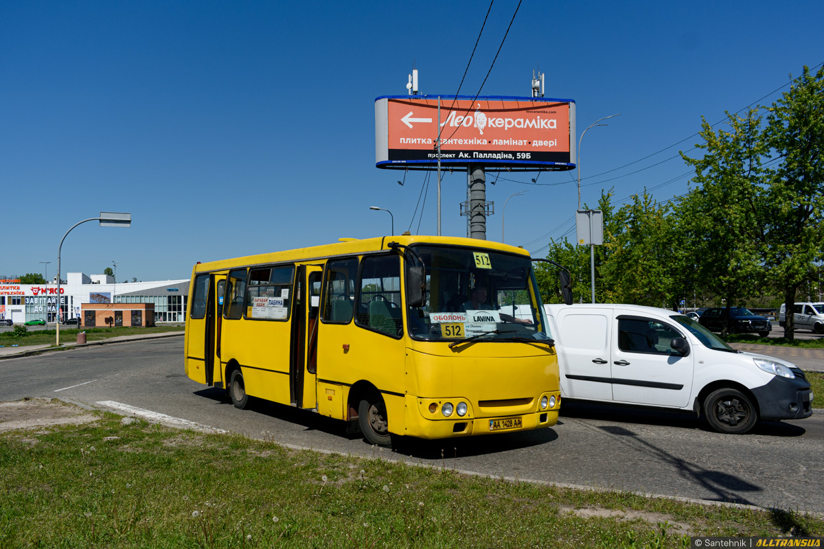 Kyiv, Богдан А09200 # АА 1428 АА