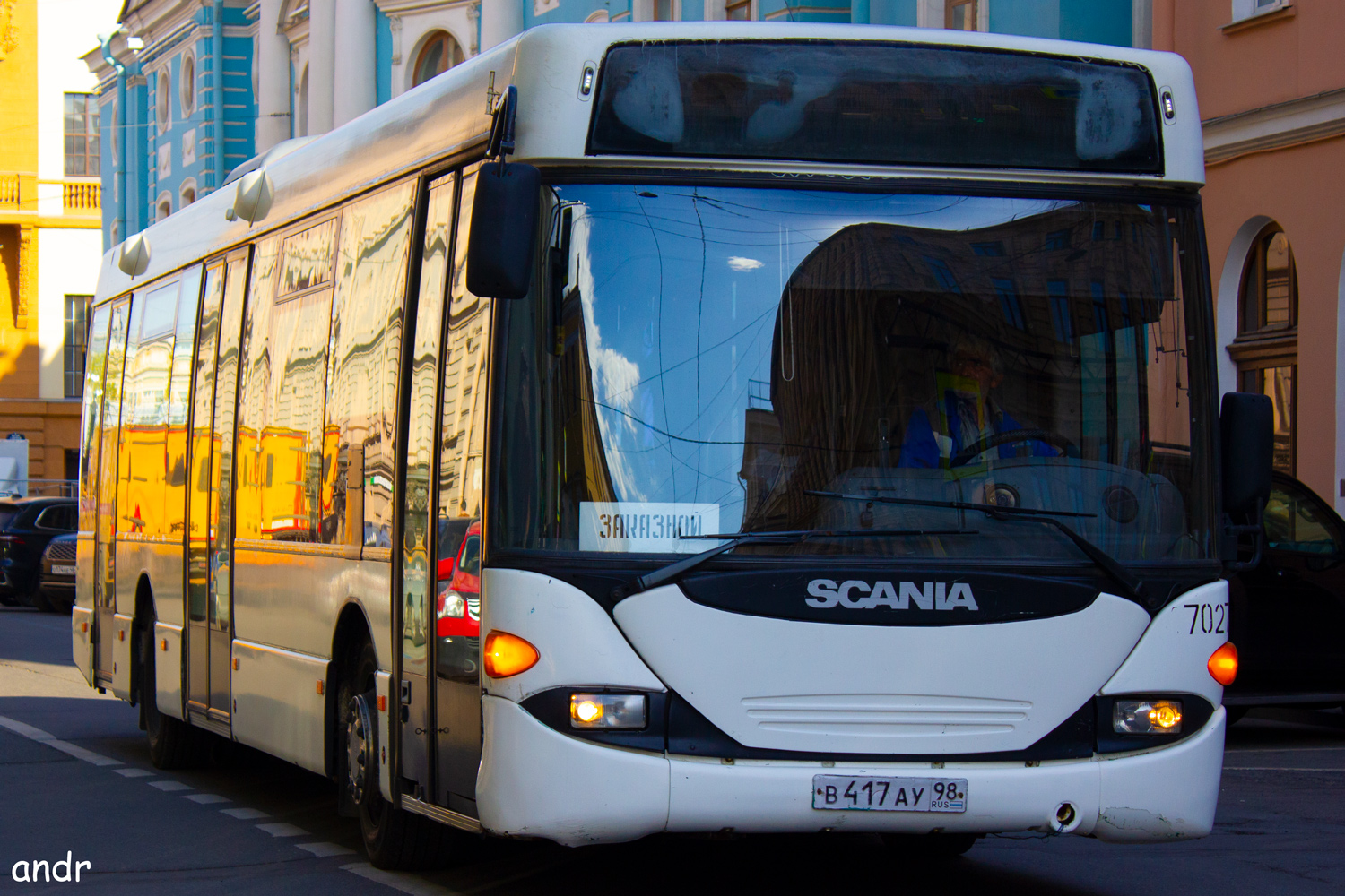 Saint Petersburg, Scania OmniLink CL94UB 4X2LB # 7027