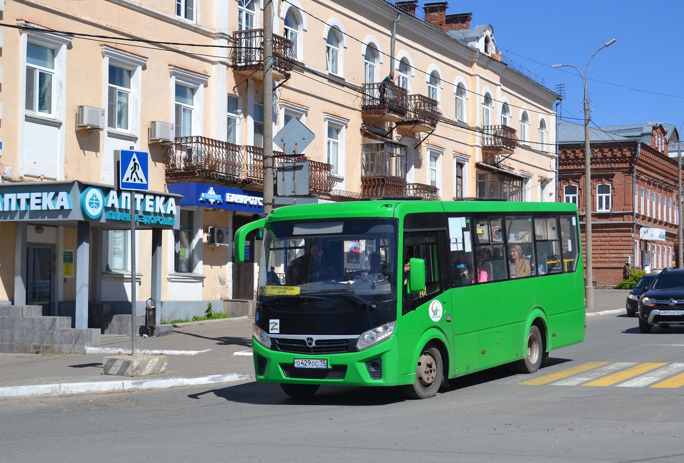 Votkinsk, PAZ-320435-04 "Vector Next" (3204ND, 3204NS) # О 429 ОС 18