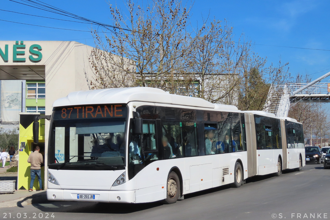 Tirana, Van Hool New AGG300 # 87