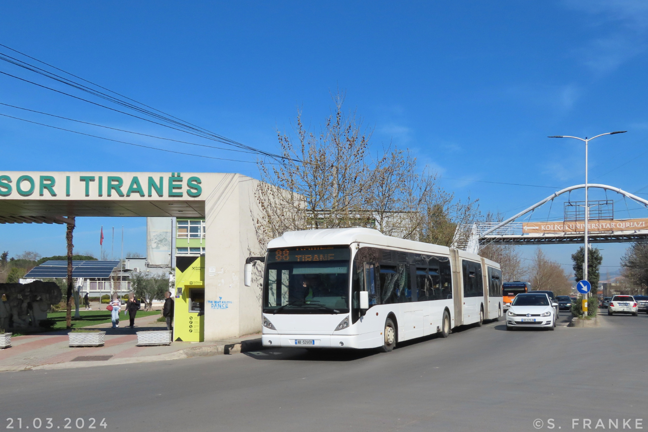 Tirana, Van Hool New AGG300 # 88