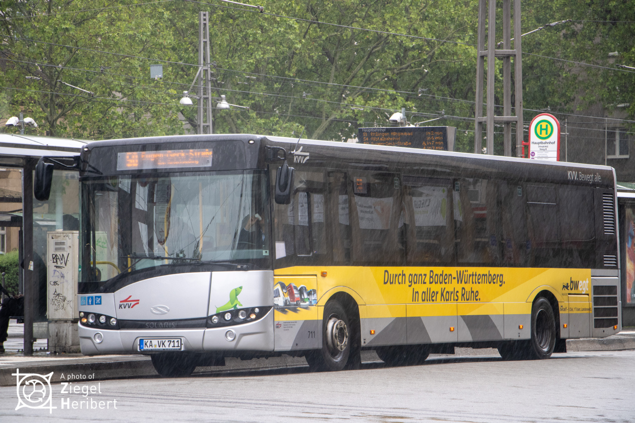 Karlsruhe, Solaris Urbino III 10,9 LE (Karlsruhe) # 711