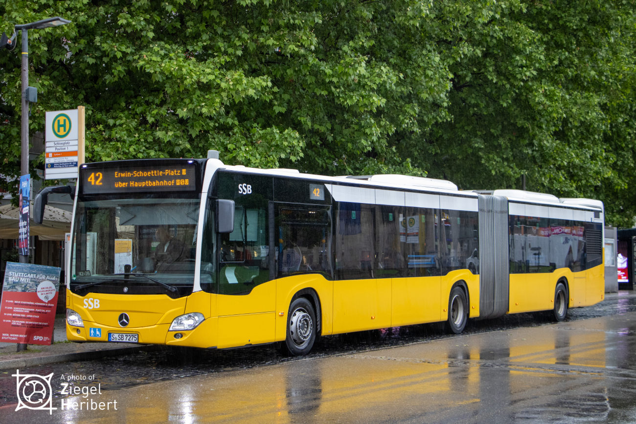 Stuttgart, Mercedes-Benz Citaro C2 G # 7275