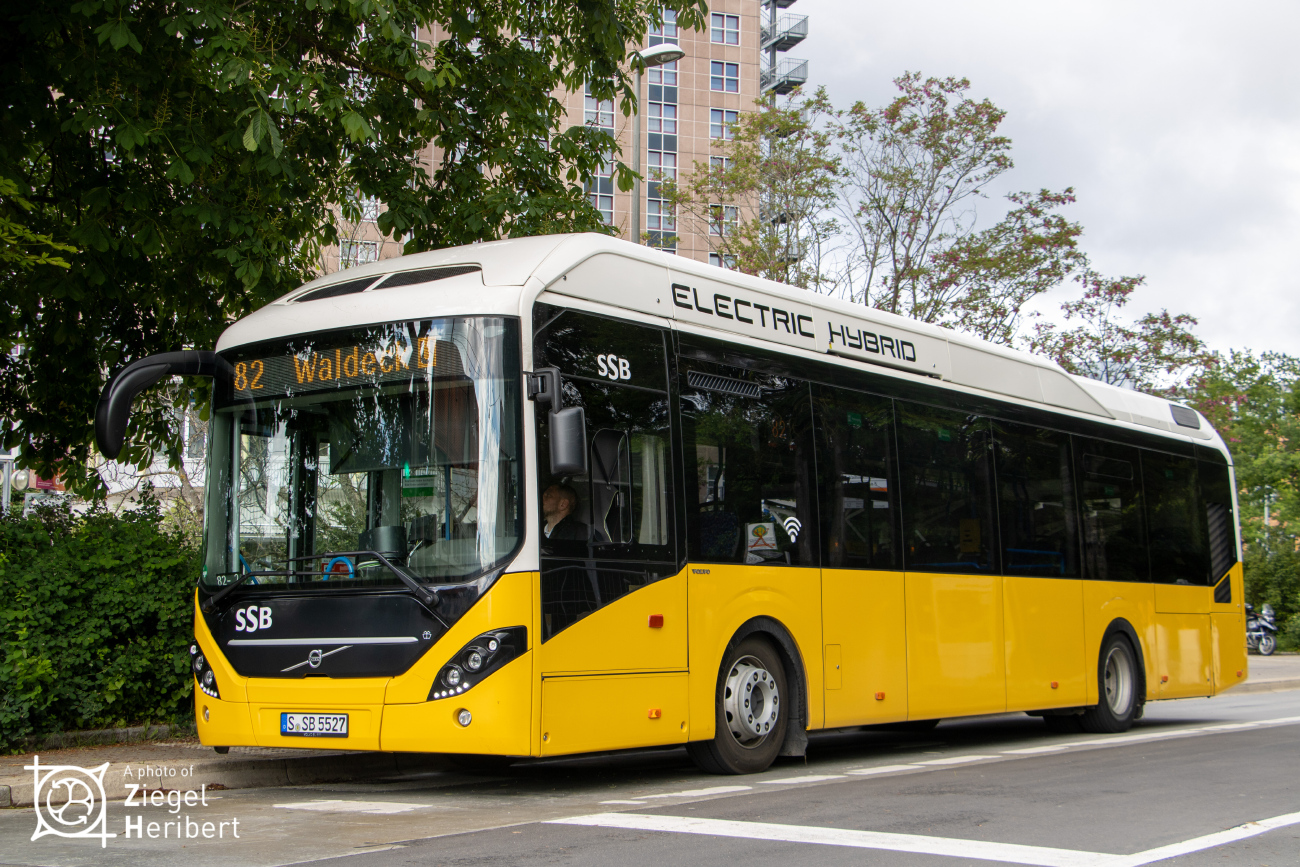 Stuttgart, Volvo 7900 Electric Hybrid # 5527