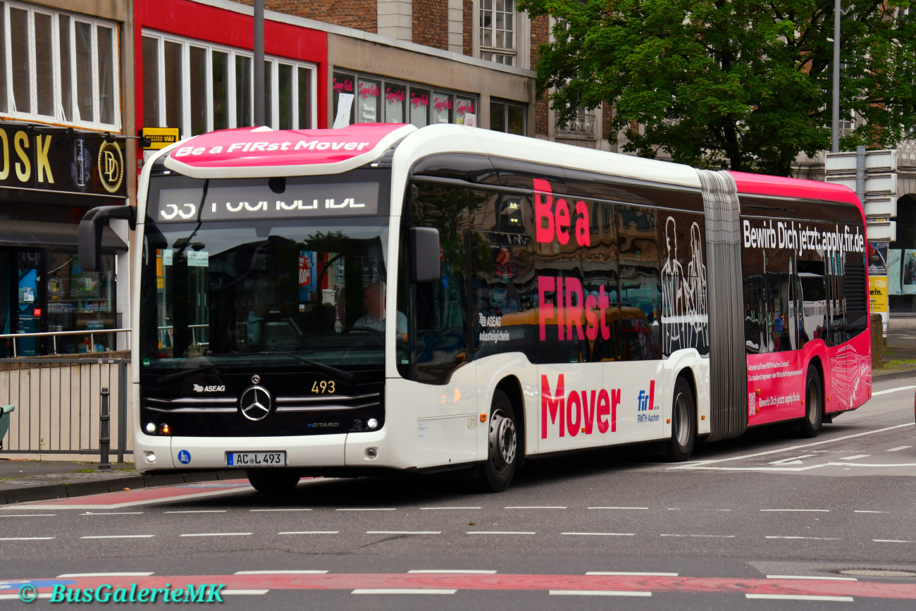 Aachen, Mercedes-Benz eCitaro G № 493