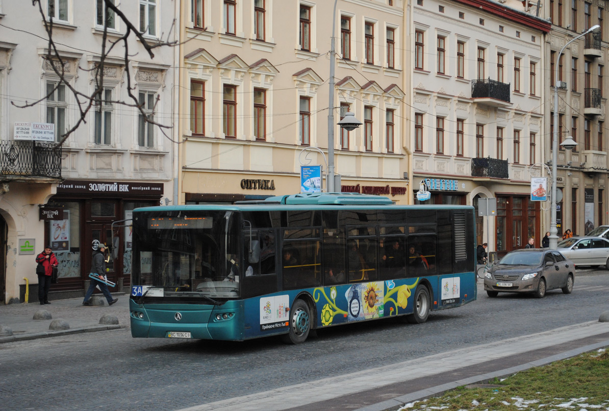 Lviv, LAZ A183 CityLAZ 12LF # ВС 1036 СІ