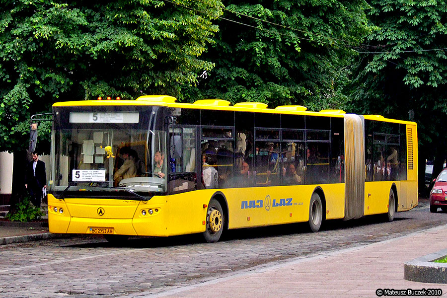 Lviv, LAZ A292 CityLAZ 20LF # ВС 2953 АА