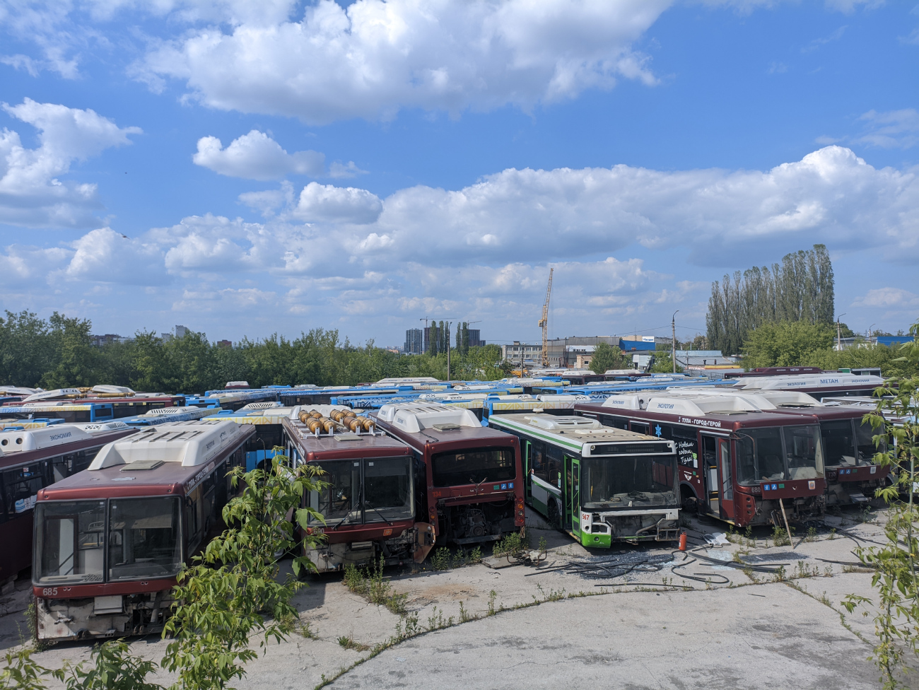 Tula, NefAZ-5299-30-51 (5299UN) # 734; Tula, LiAZ-5292.22 # 567; Tula — Miscellaneous photos