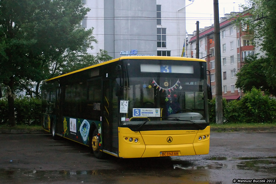 Lviv, LAZ A191 InterLAZ 13.5LE № ВС 3143 АА