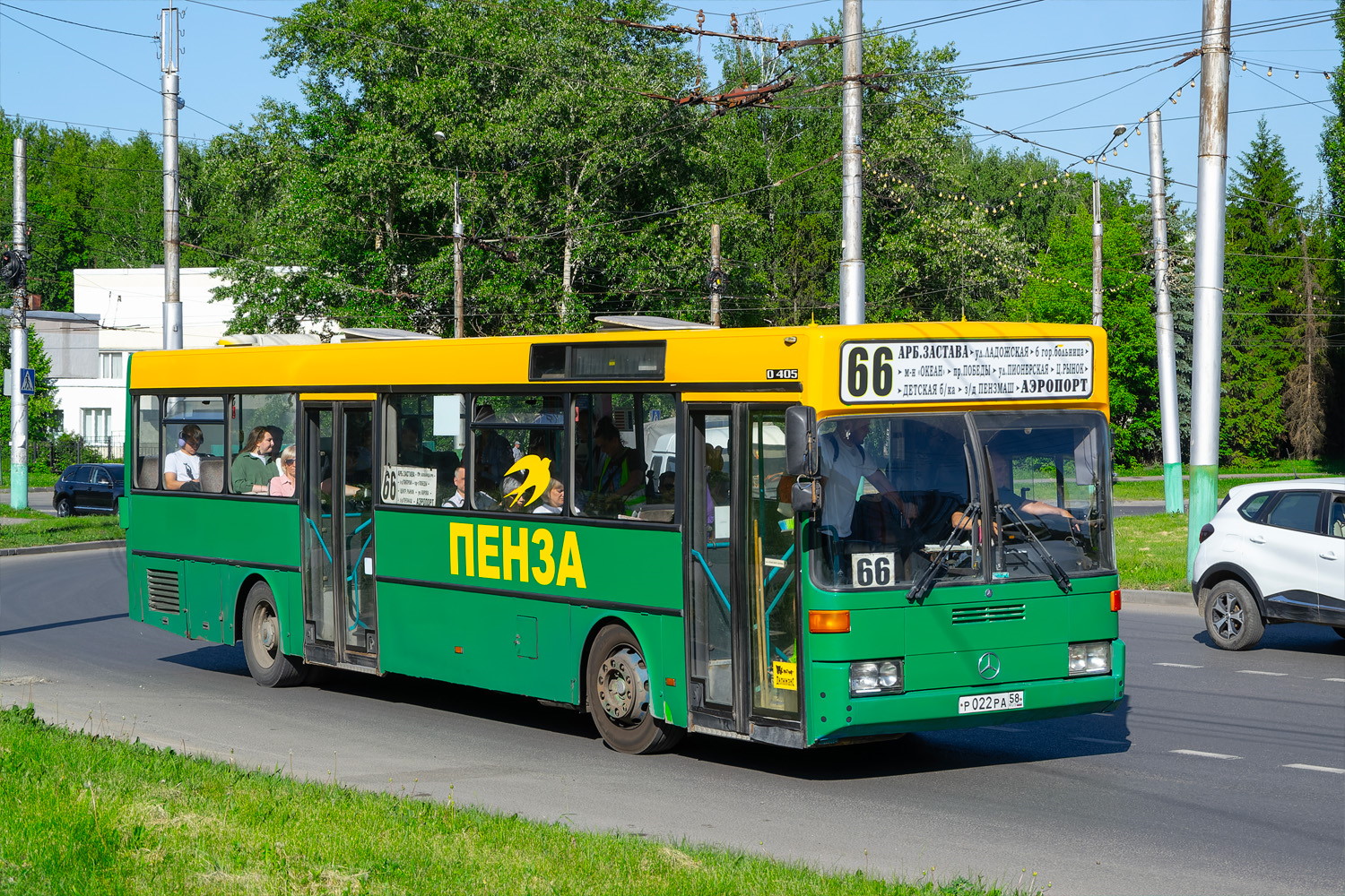 Penza, Mercedes-Benz O405 # Р 022 РА 58