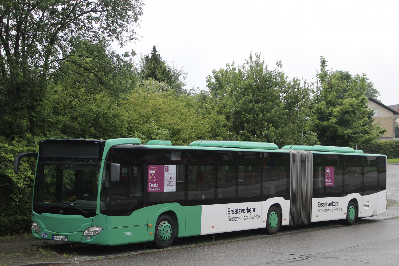 Karlsruhe, Mercedes-Benz Citaro C2 G # KA-W 6089