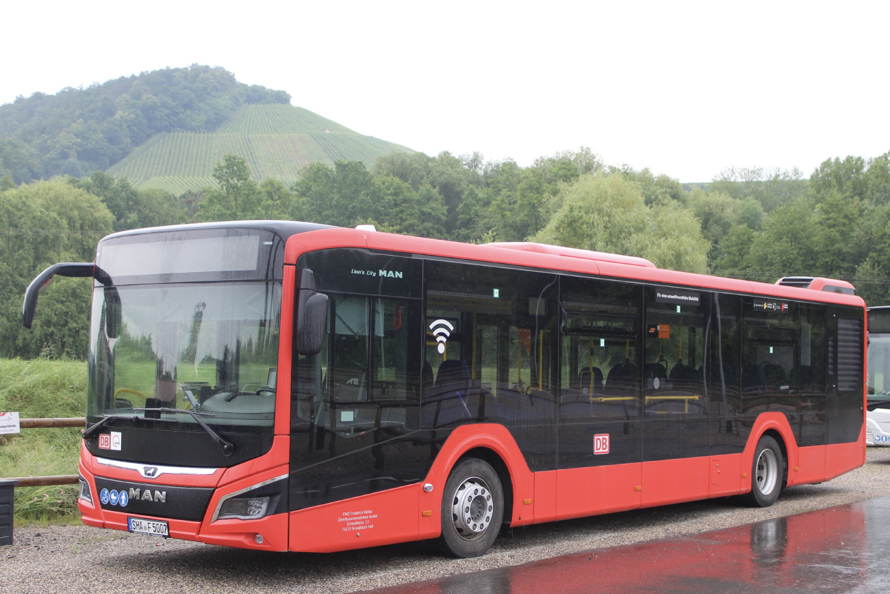 Schwäbisch Hall, MAN 12C Lion's City NL330 EfficientHybrid # 5007