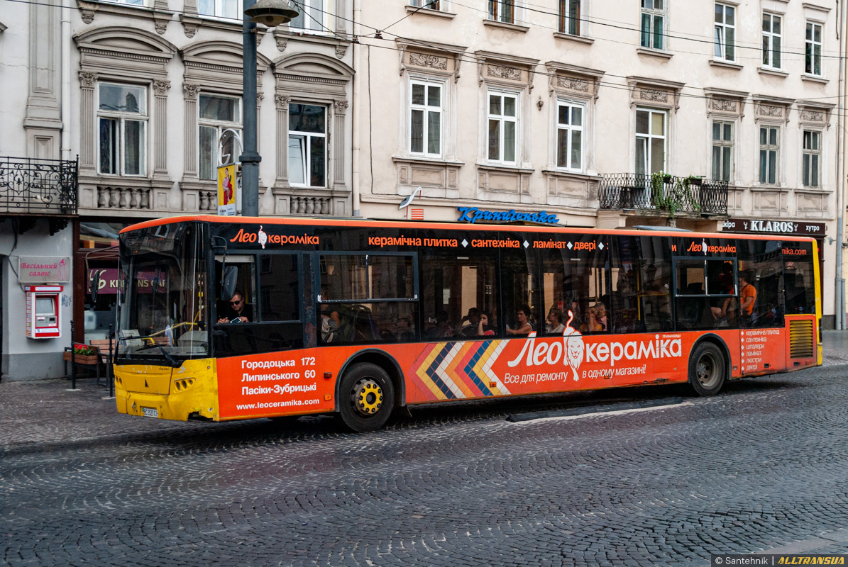 Lviv, LAZ A191 InterLAZ 13.5LE nr. ВС 5523 СІ