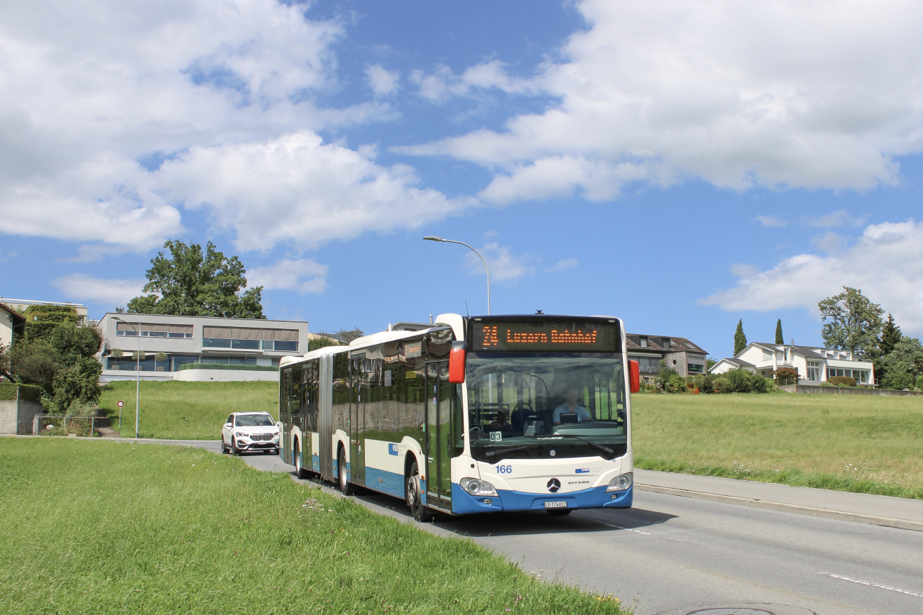 Lucerne, Mercedes-Benz Citaro C2 G # 166
