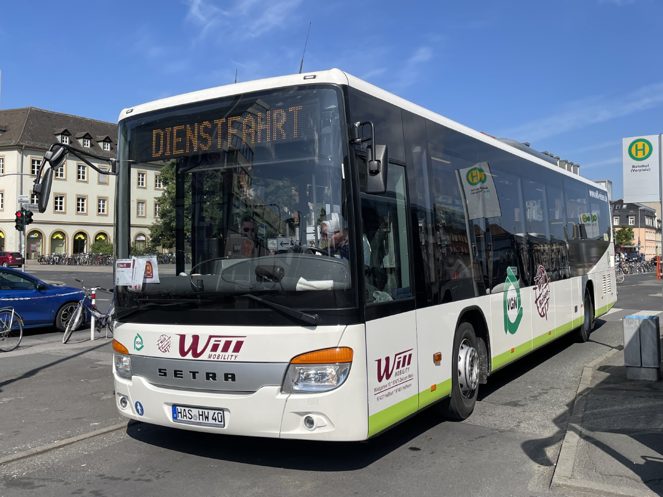 Haßfurt, Setra S415LE business # HAS-HW 40; Bamberg — Schienenersatzverkehr Bamberg — Lichtenfels — Coburg, 07.06.2024 — 11.06.2024