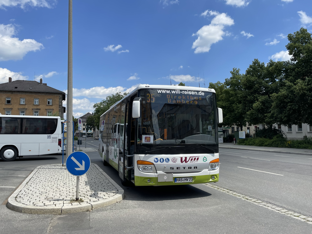 Haßfurt, Setra S415LE business # HAS-HW 20; Bamberg — Schienenersatzverkehr Bamberg — Lichtenfels — Coburg, 07.06.2024 — 11.06.2024