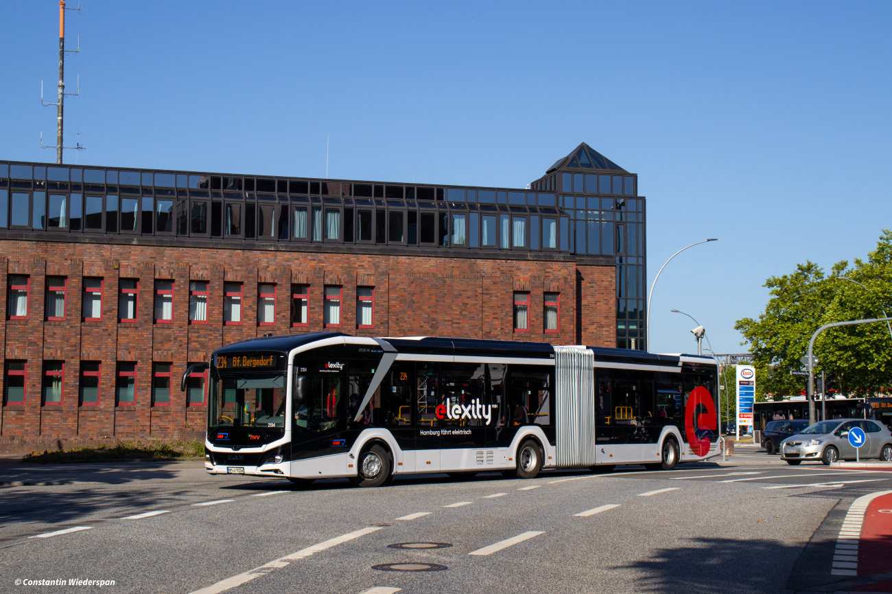 Hamburg, MAN 18E Lion's City NG734 # 2154