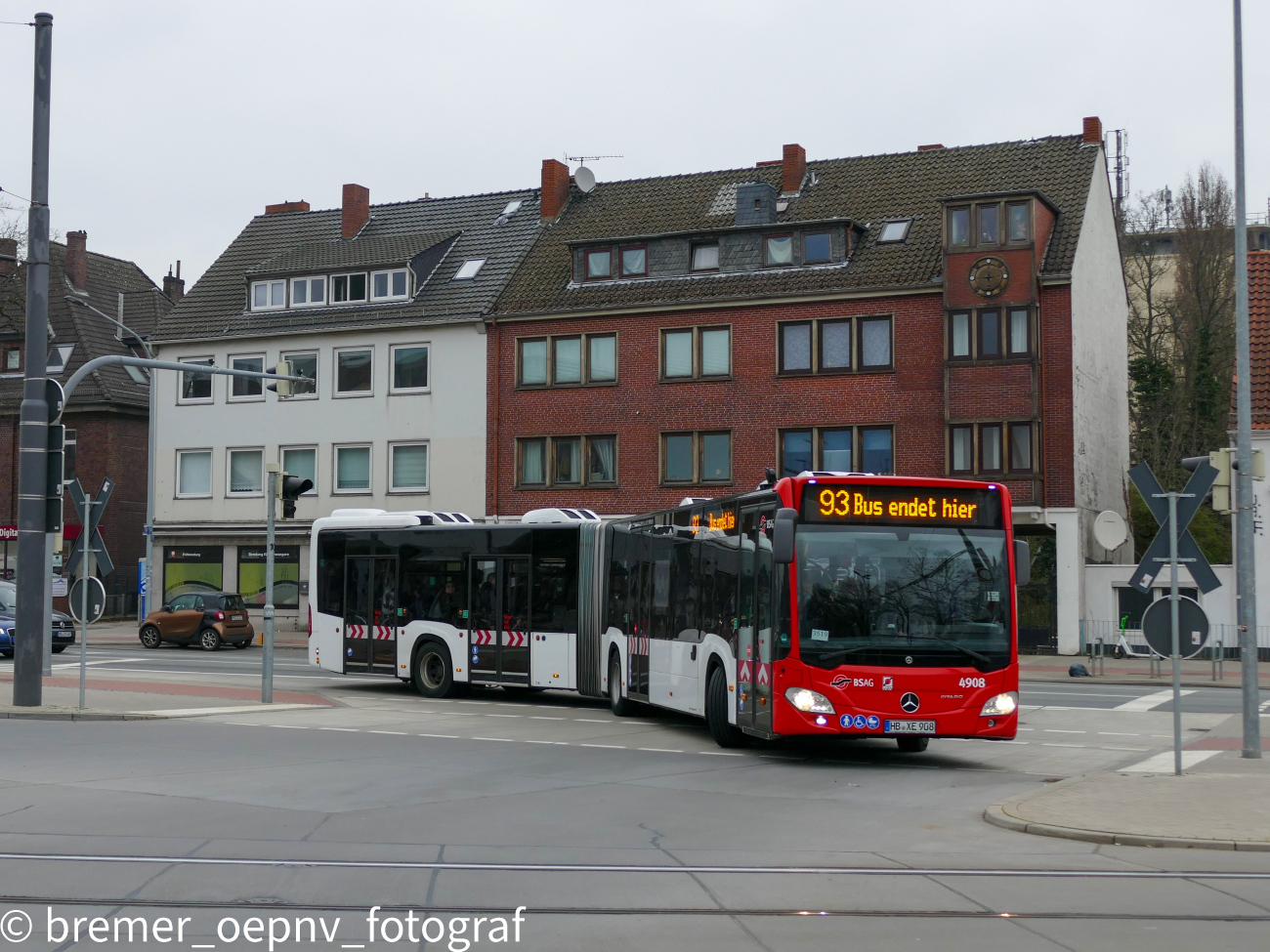 Bremen, Mercedes-Benz Citaro C2 G Hybrid # 4908