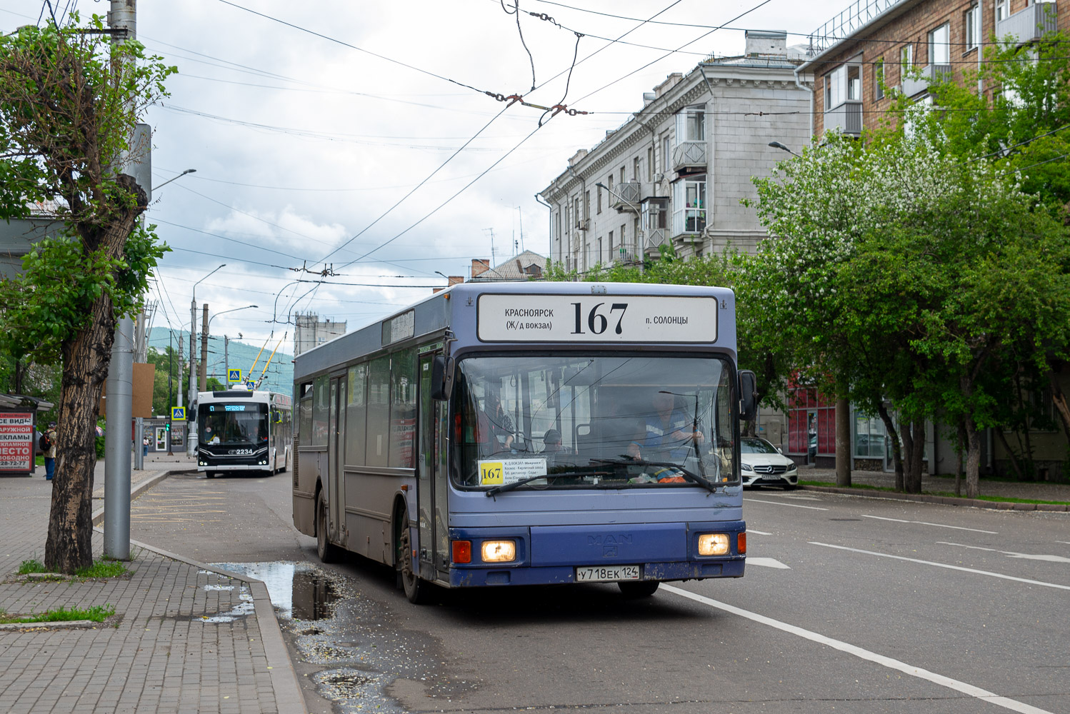 Krasnoyarsk, MAN A10 NL262 # У 718 ЕК 124