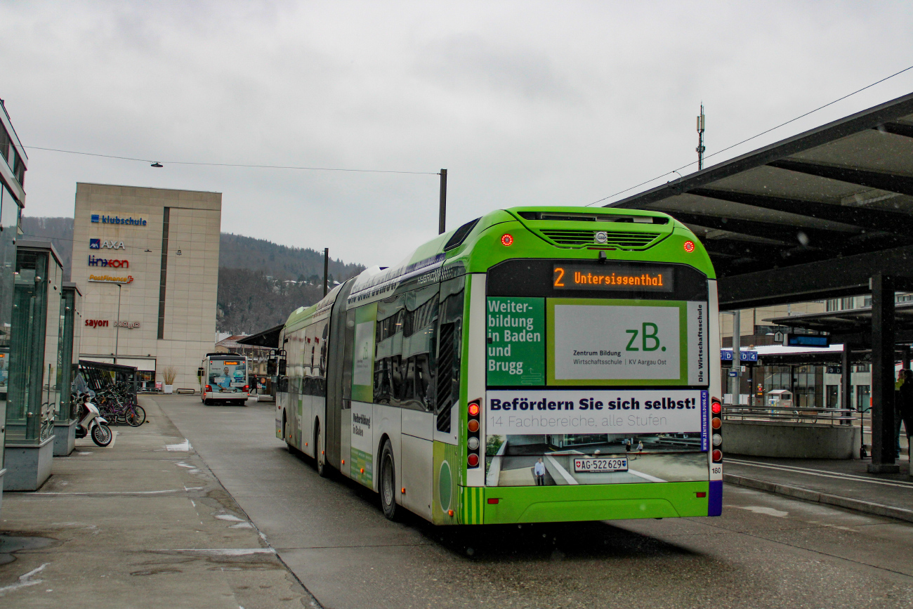 Baden, Volvo 7900A Hybrid # 180