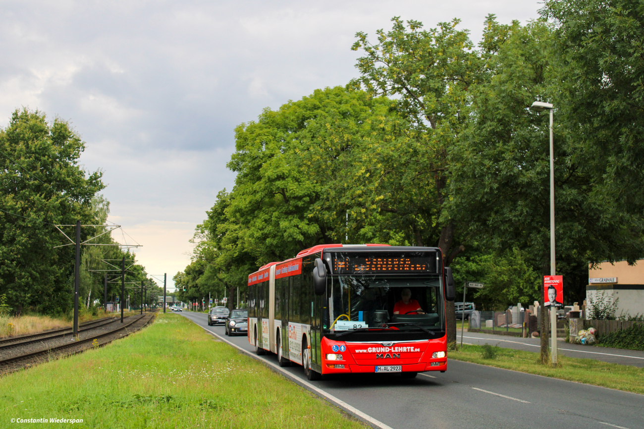 Hannover, MAN A23 Lion's City G NG323 # H-AL 2923