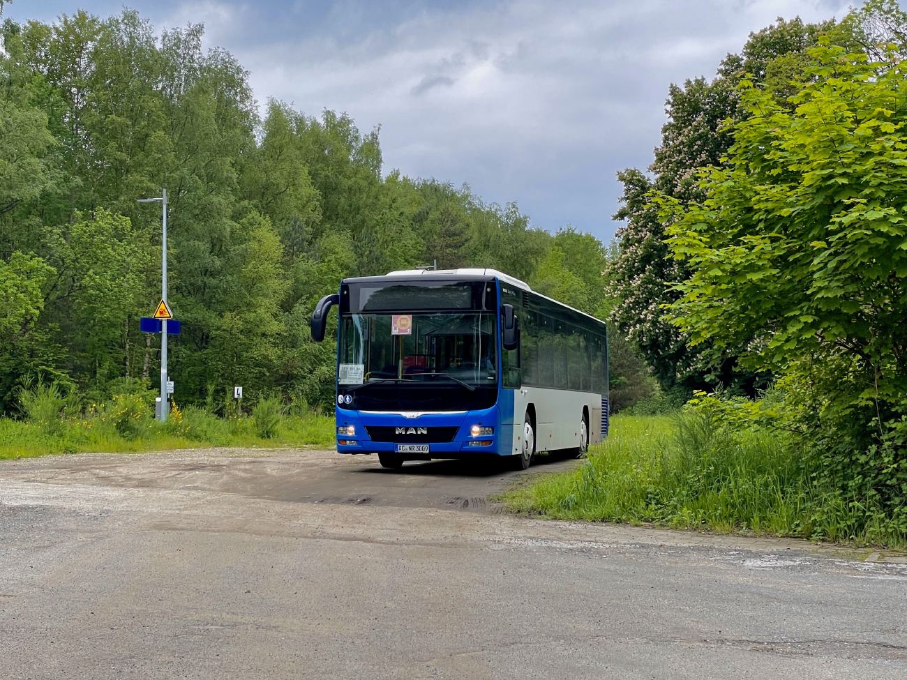 Aachen, MAN A78 Lion's City LE EL293 # AC-NR 3009