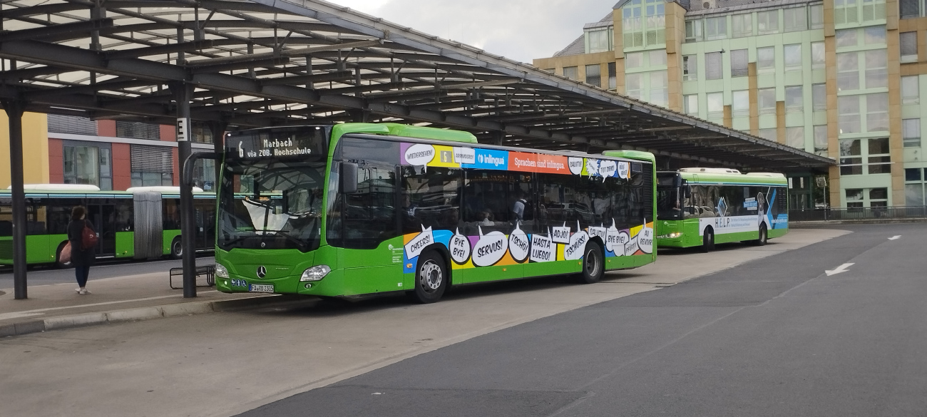 Fulda, Mercedes-Benz Citaro C2 Hybrid # FD-RB 2305