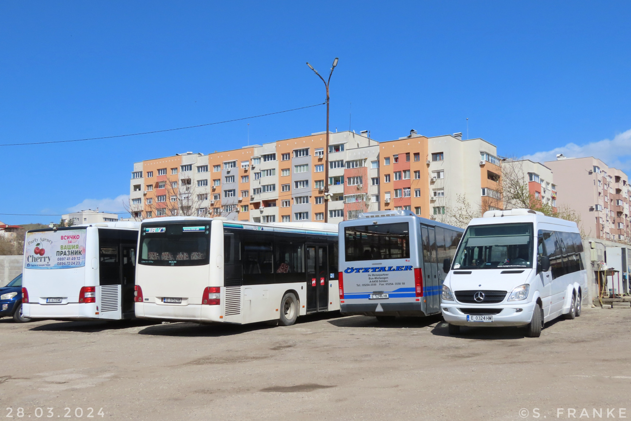 Blagoevgrad, MAN A21 Lion's City NL**3 # E 3752 HK; Blagoevgrad, Mercedes-Benz Sprinter City 77 # E 0324 HM