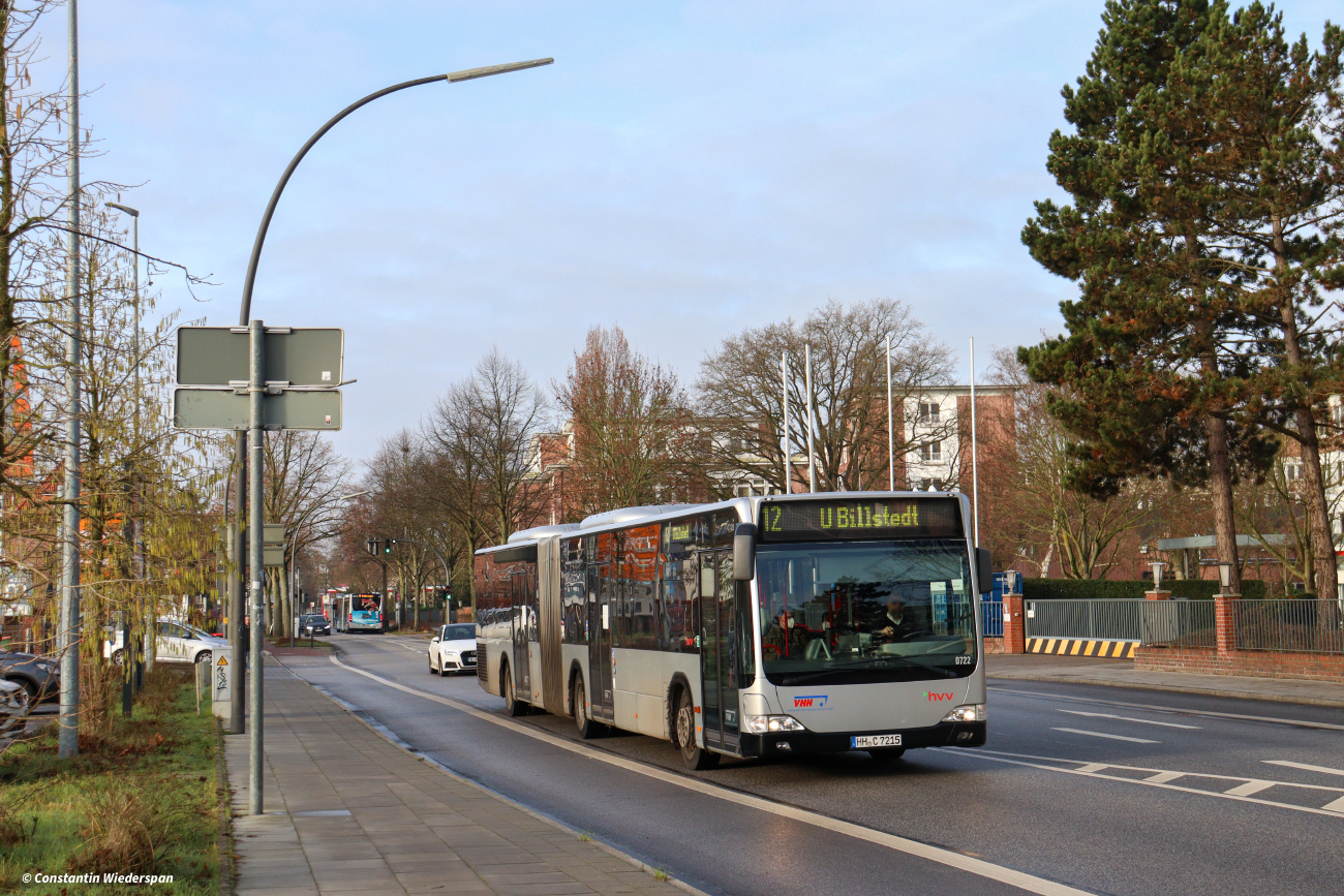 Hamburg, Mercedes-Benz O530 Citaro Facelift G # 0722