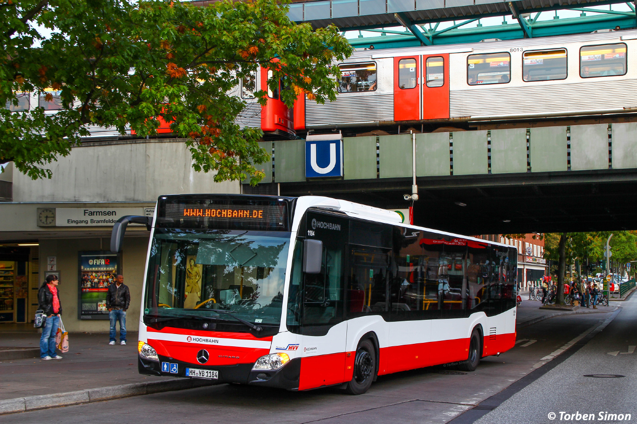 Hamburg, Mercedes-Benz Citaro C2 # 1184