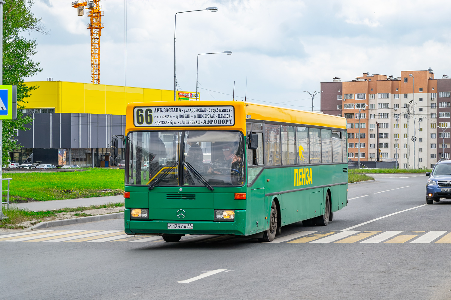 Penza, Mercedes-Benz O405 # С 139 ОА 58