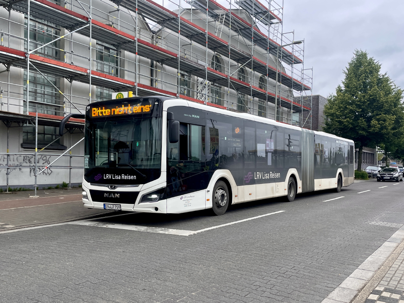 Bonn, MAN 18C Lion's City NG360 # 759; Oberhausen — Ersatzverkehr Generalsanierung Oberhausen — Emmerich