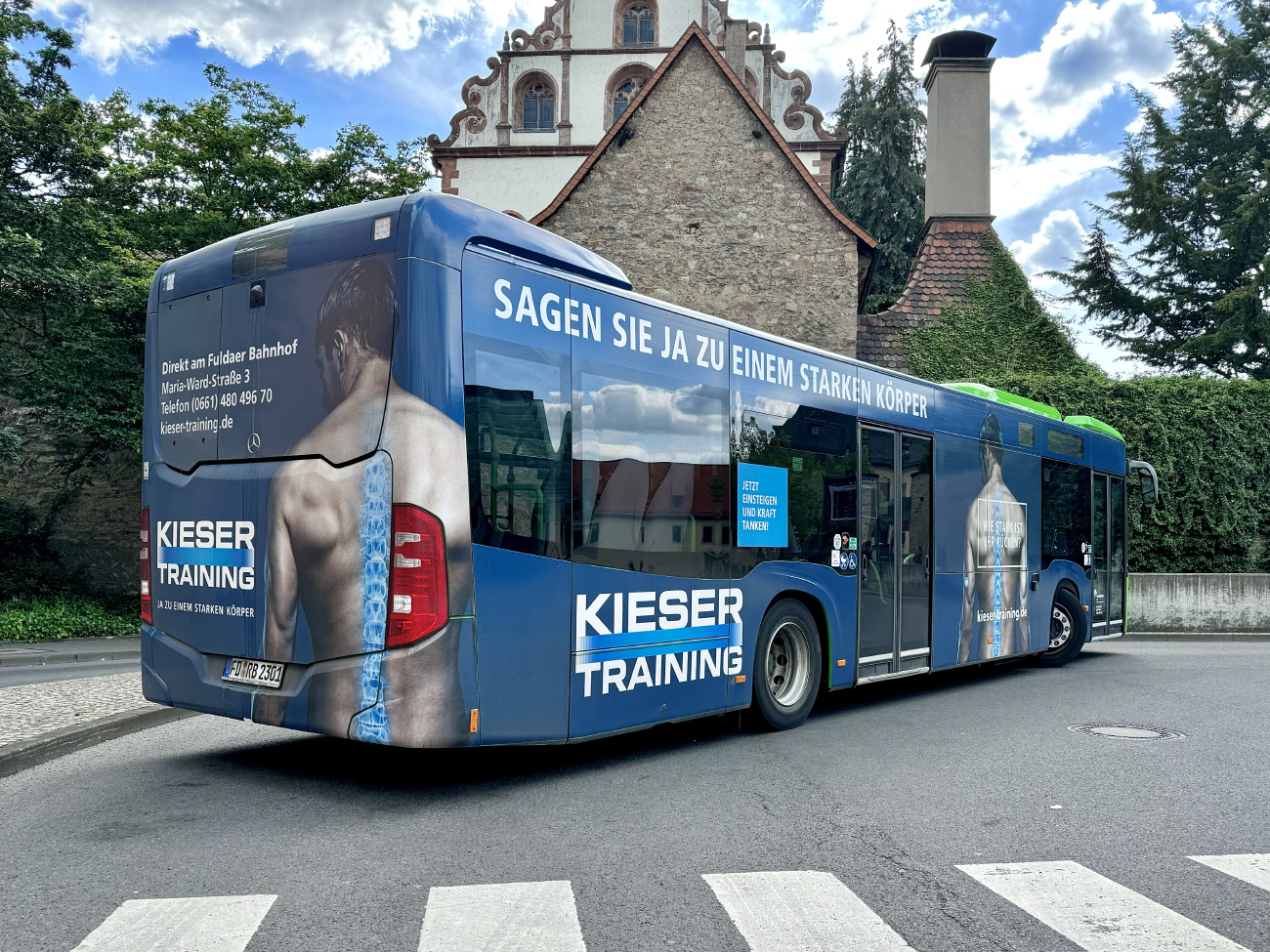 Fulda, Mercedes-Benz Citaro C2 Hybrid # FD-RB 2301