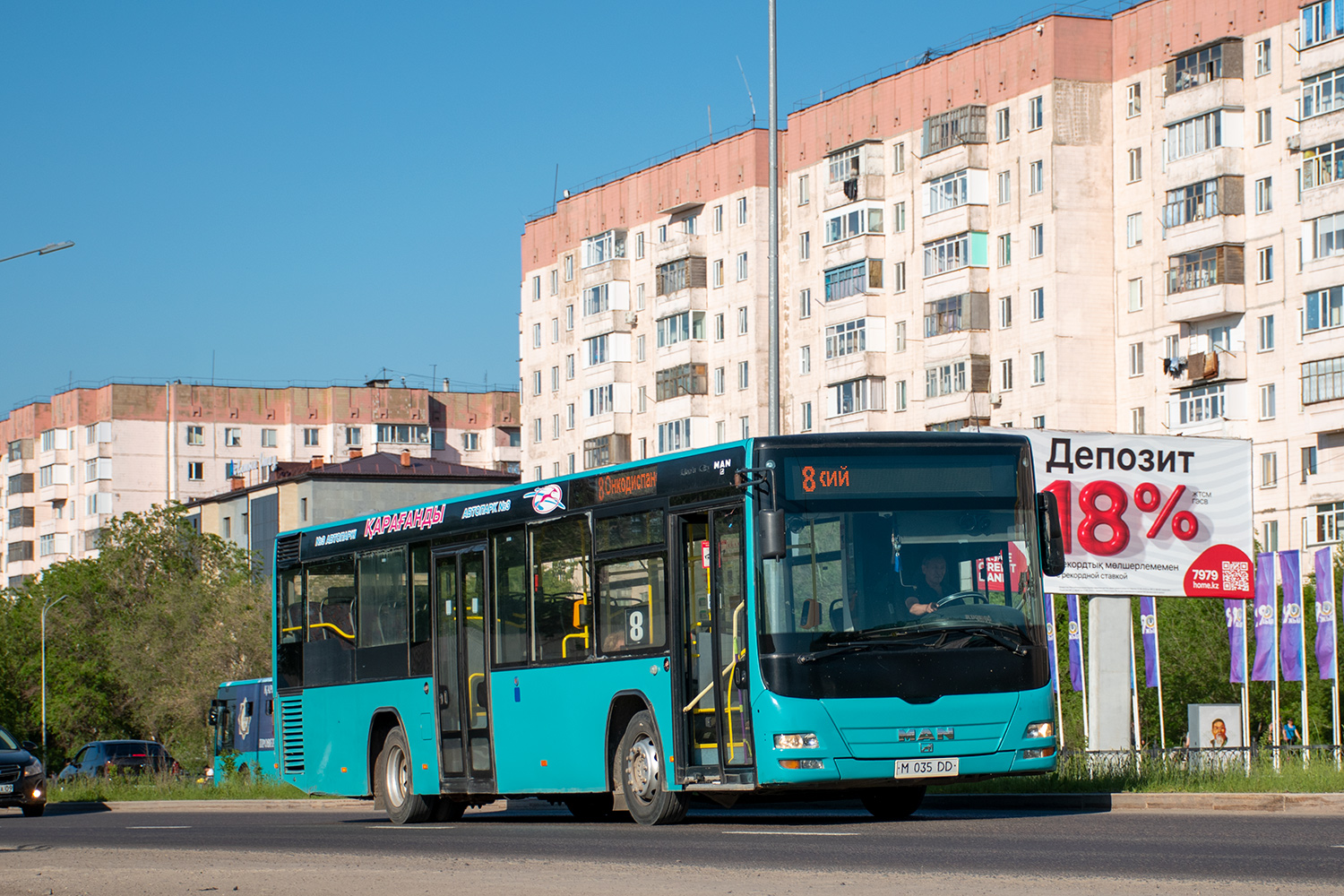 Karaganda, MAN A78 Lion's City LE EL283 # M 035 DD