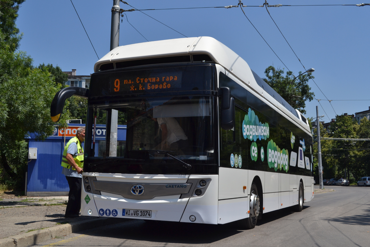 Sofia, Caetano H2.City Gold # WI-VG 1074; Sofia — Electric buses on tests in Sofia