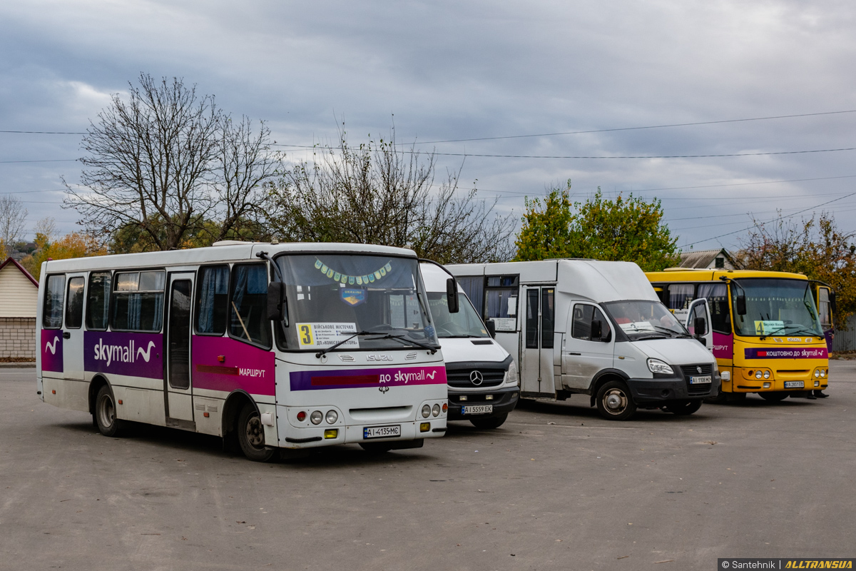 Vasylkiv, Bogdan А09211 # АІ 4135 МС; Vasylkiv, Ruta 20 # АІ 1108 МО; Vasylkiv, Bogdan А09201 # КА 2851 ЕВ; Vasylkiv — Miscellaneous Photos