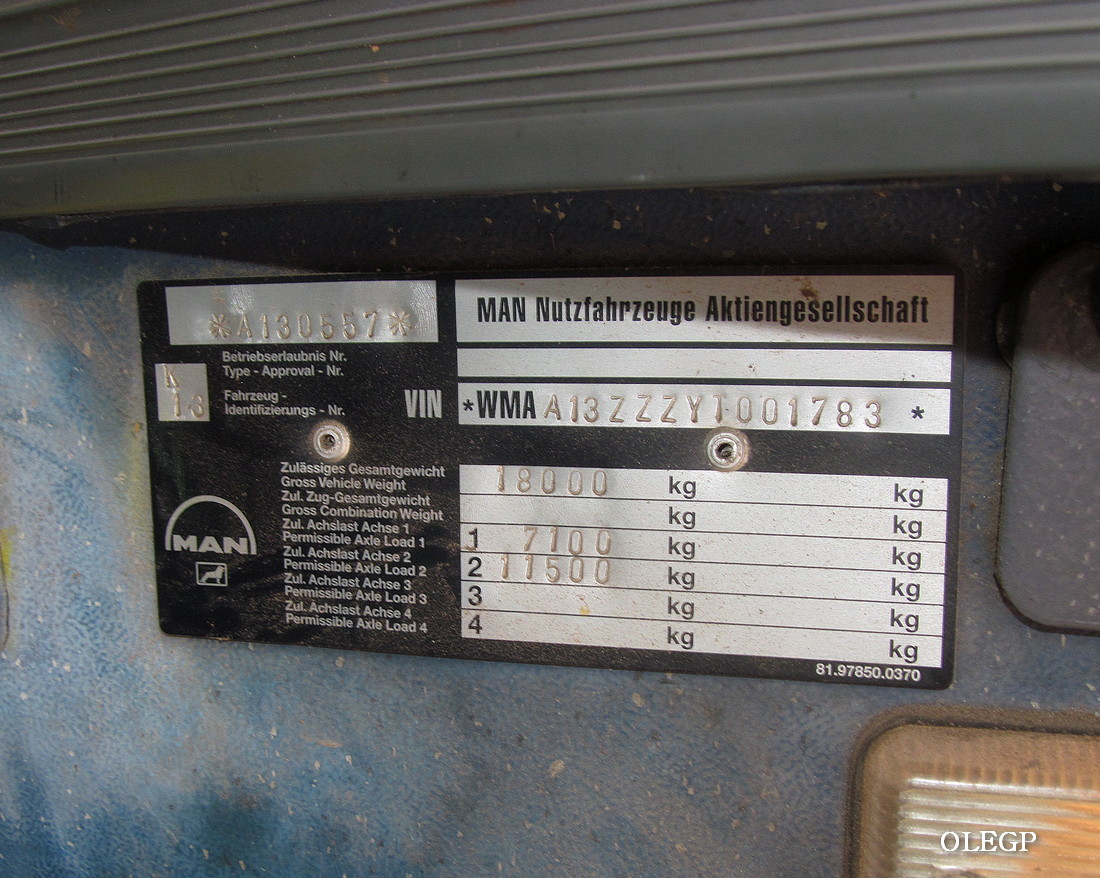 Orsha, MAN A13 Lion's Coach I RH403 # АМ 4188-2