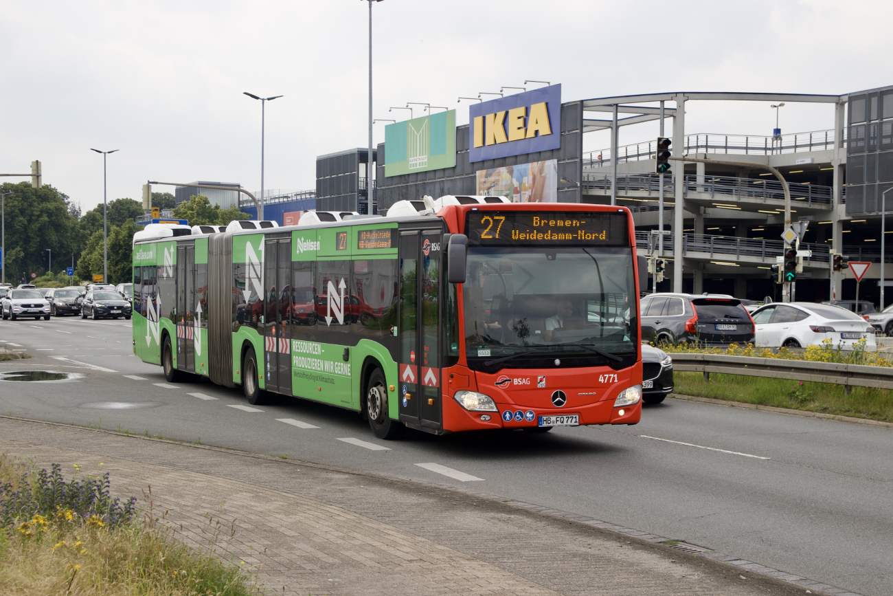 Bremen, Mercedes-Benz Citaro C2 G Hybrid # 4771