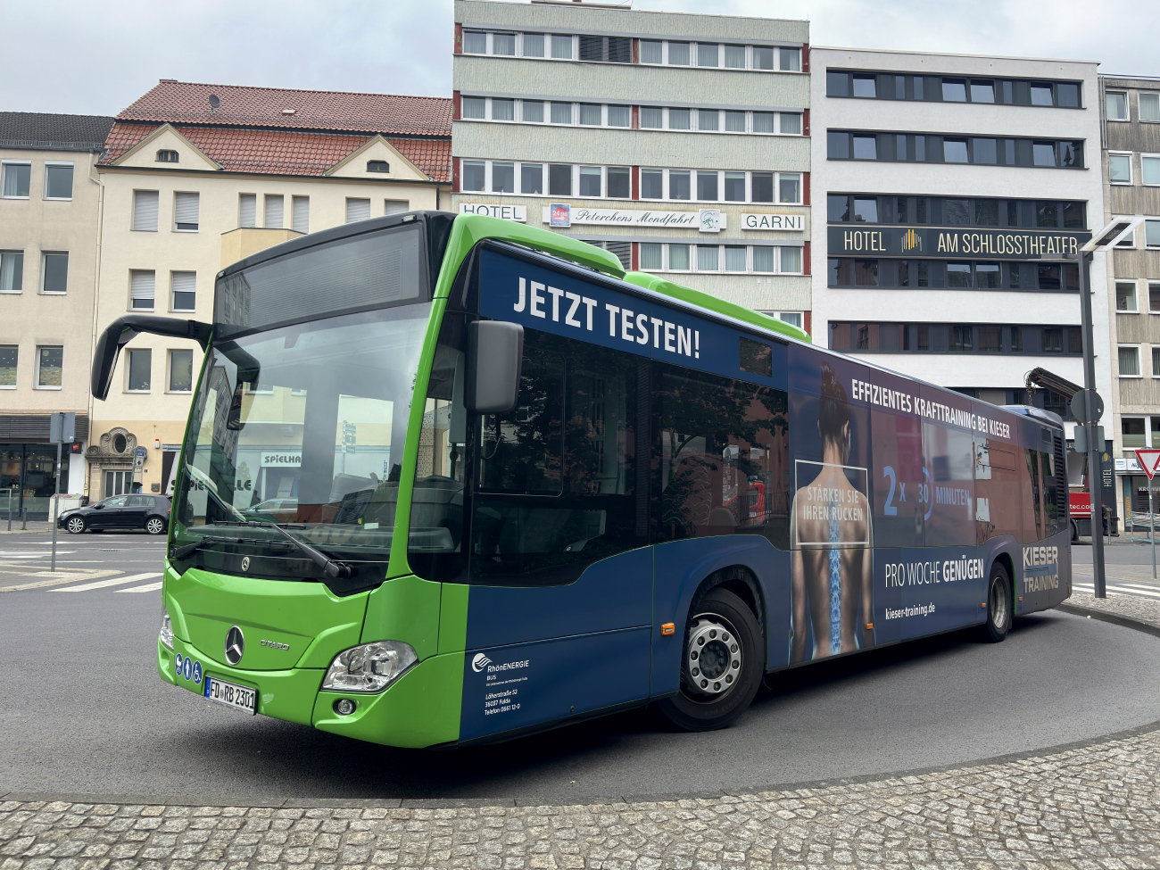 Fulda, Mercedes-Benz Citaro C2 Hybrid # FD-RB 2301