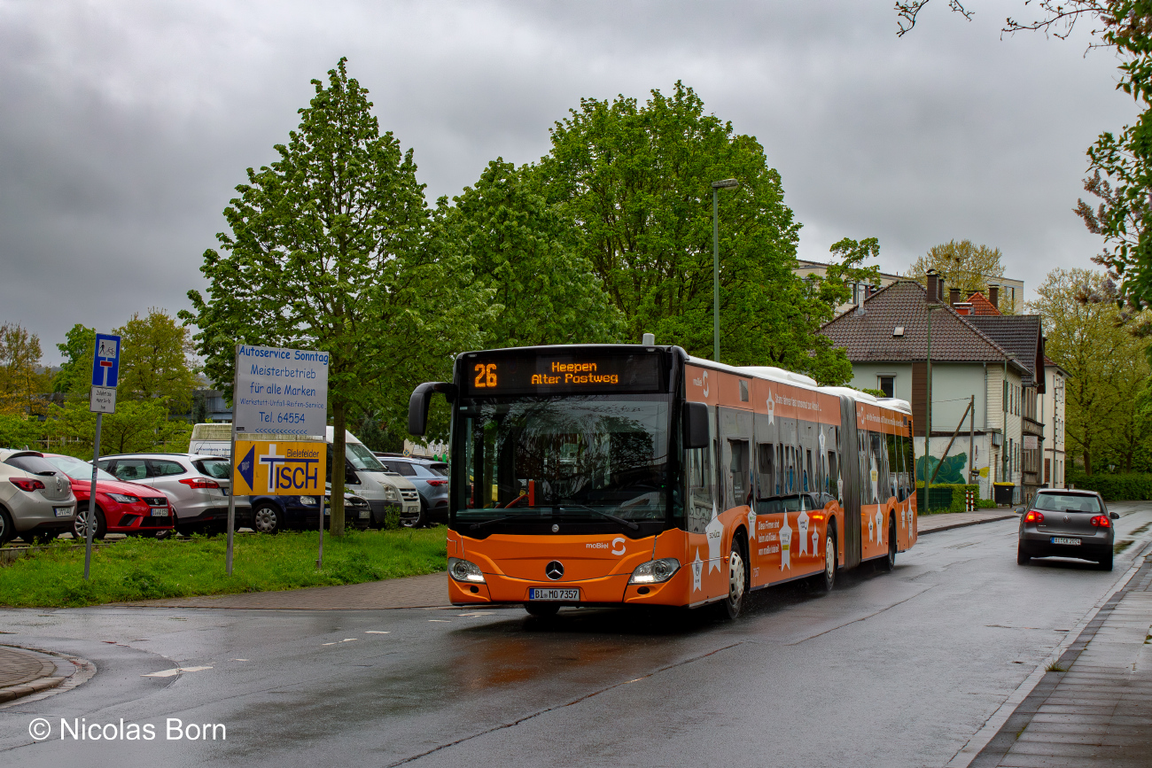 Bielefeld, Mercedes-Benz Citaro C2 G Hybrid # 7357