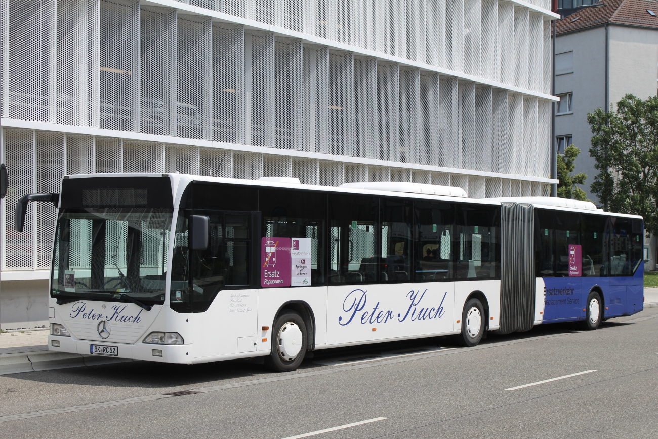 Schwäbisch Hall, Mercedes-Benz O530 Citaro G # BK-RC 52; Karlsruhe — SEV Kraichgaubahn Karlsruhe <> Bretten <> Heilbronn