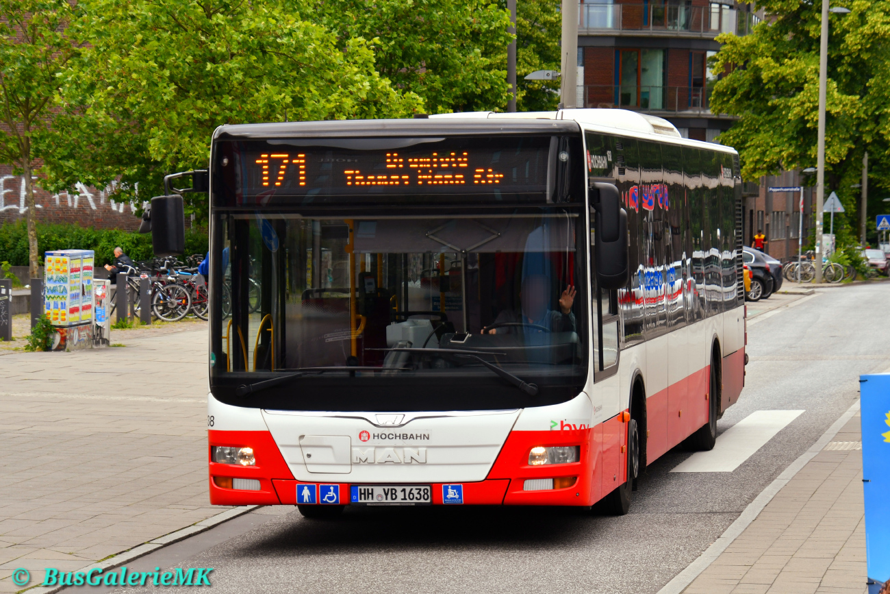 Hamburg, MAN A37 Lion's City NL293 # 1638