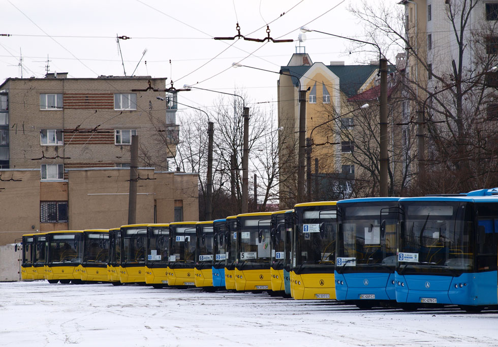 Lviv, LAZ A183 CityLAZ 12LF # ВС 4278 СІ; Lviv — Lviv Bus Factory; Lviv — Miscellaneous photos