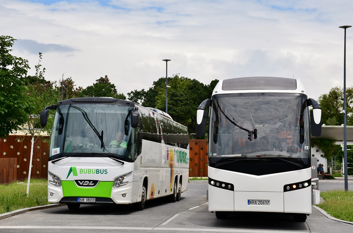 Warsaw, VDL Jonckheere JSD-140.460 # KRA 20617; Brno-venkov, VDL Futura FHD2-148.460 # BUB UBUS9