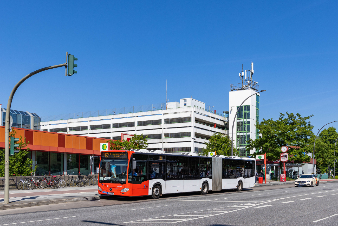 Hamburg, Mercedes-Benz Citaro C2 G Hybrid # 2165