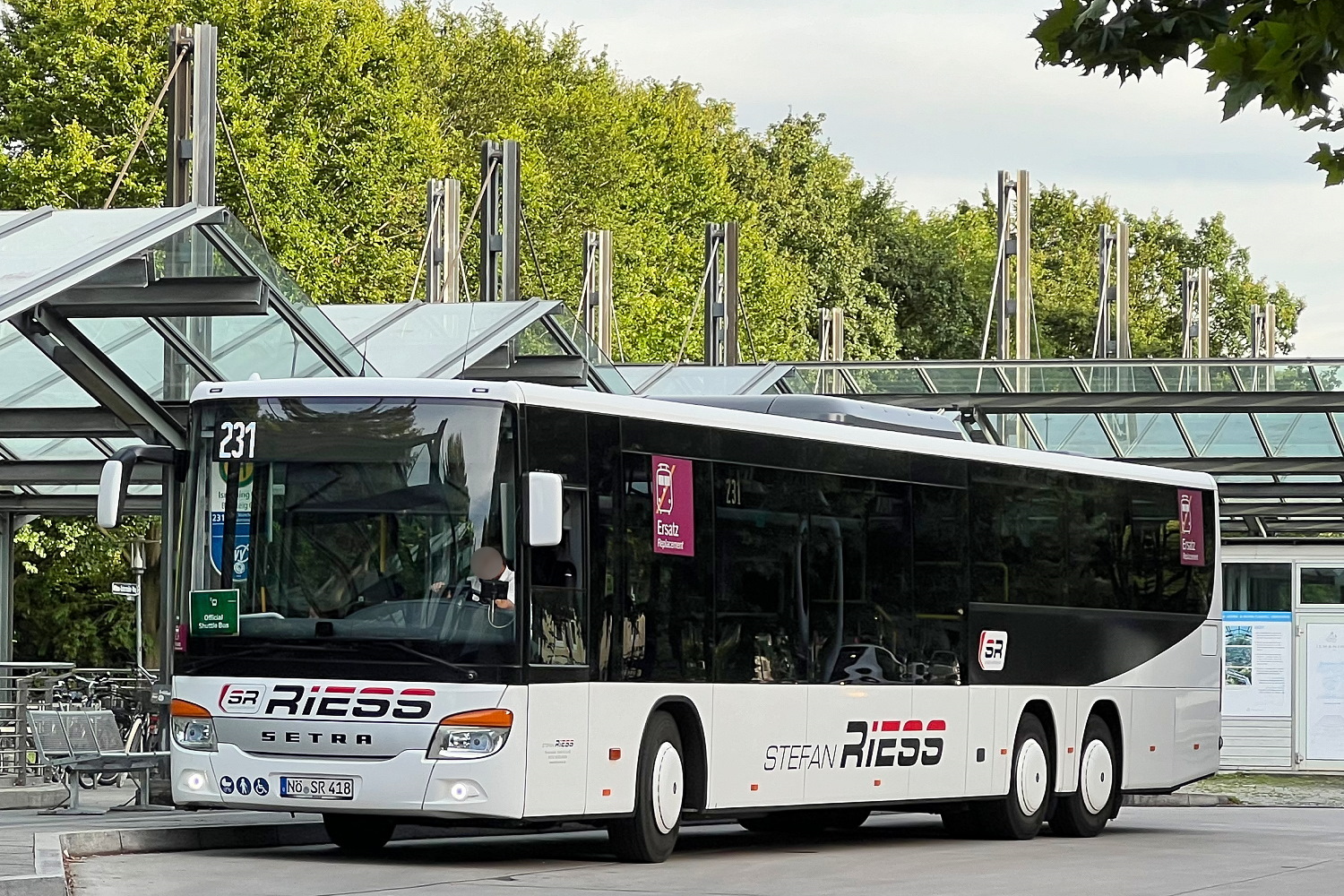 Donauwörth, Setra S418LE business # NÖ-SR 418