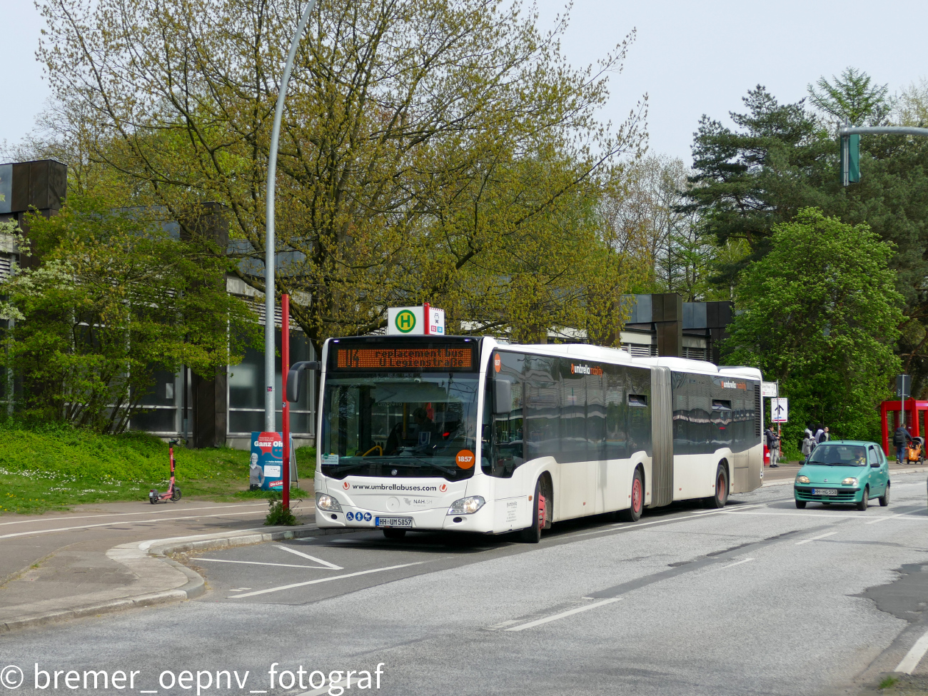 Hamburg, Mercedes-Benz Citaro C2 G Hybrid # 1857